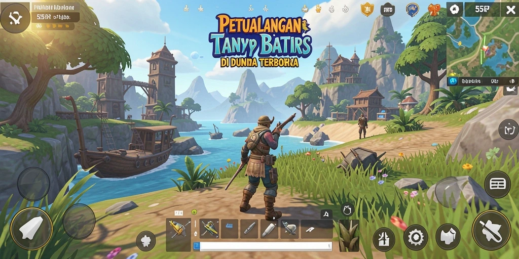 Gameplay menarik di dunia terbuka 55RP yang penuh petualangan.