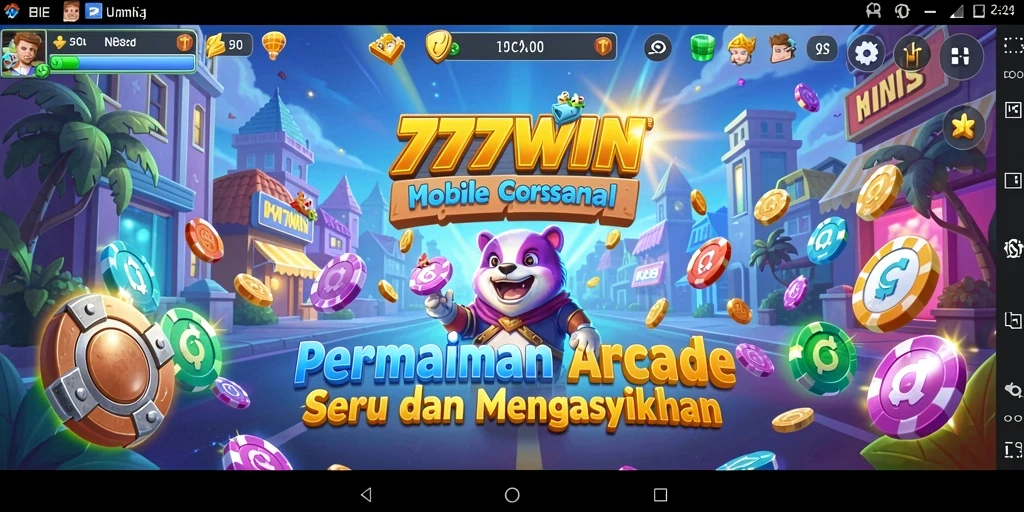 Tampilan penuh aksi dari gameplay seru 777WIN.
