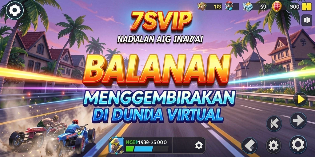 Gameplay balapan yang cepat dan mendebarkan di 7SVIP.