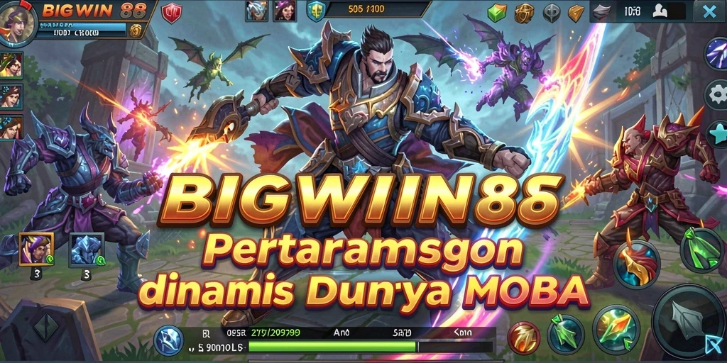 Tangkapan layar gameplay yang intens dalam BIGWIN88, menampilkan pertempuran seru.