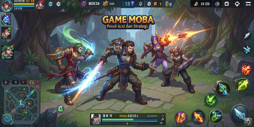 Tangkapan layar gameplay BOS138 yang mendebarkan dalam pertempuran tim.