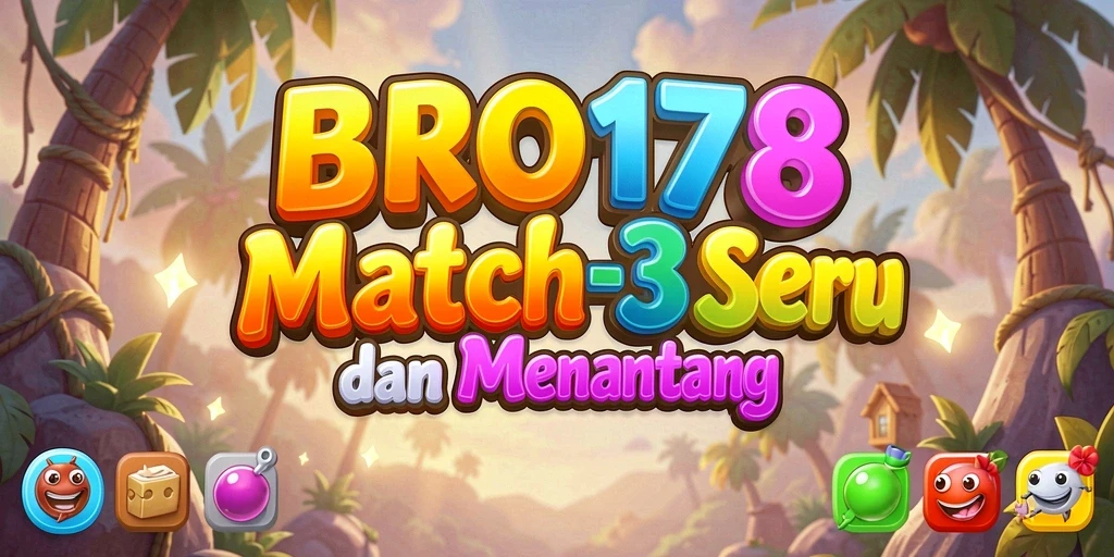 Gameplay menarik dari BRO178 dengan tantangan Match-3.