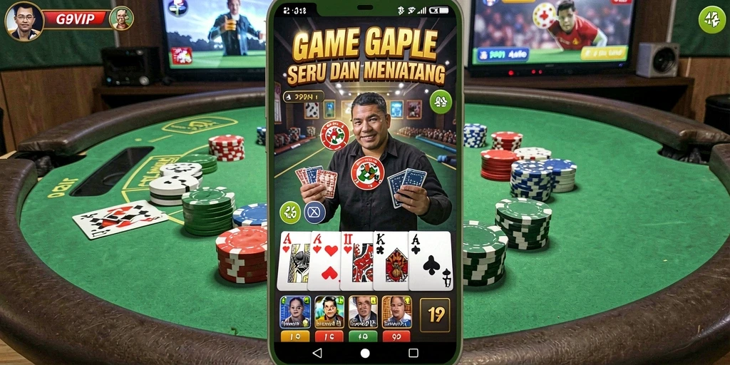 Tampilan gameplay G9VIP yang menyenangkan dan interaktif.
