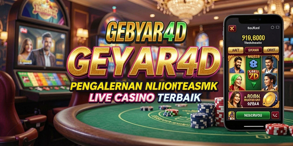 Tampilan gameplay GEBYAR4D yang menakjubkan dengan dealer langsung.