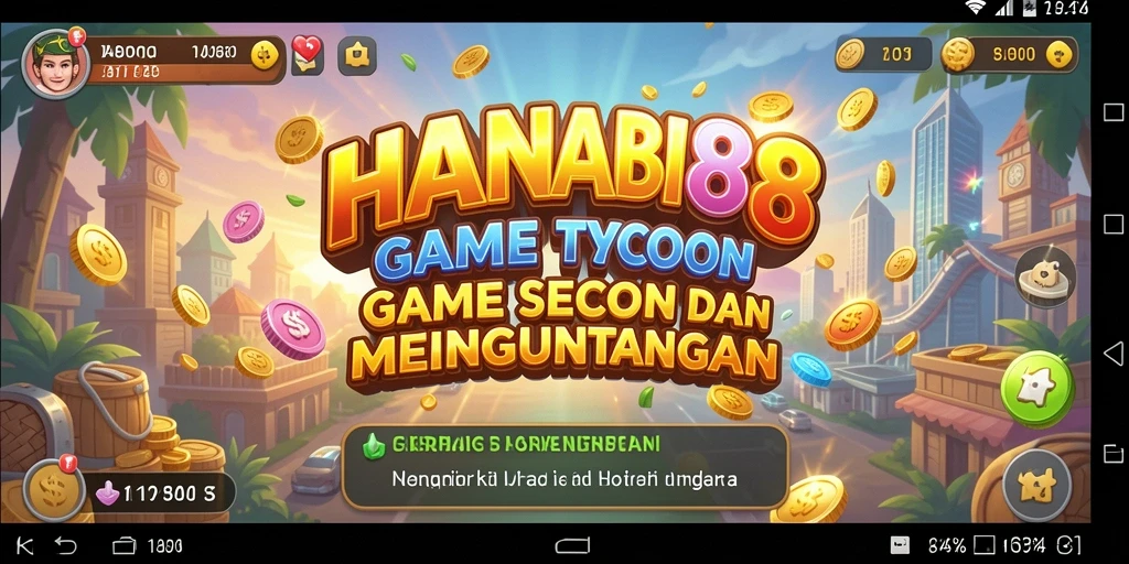 Screenshot gameplay Tycoon yang menarik dan menghibur.