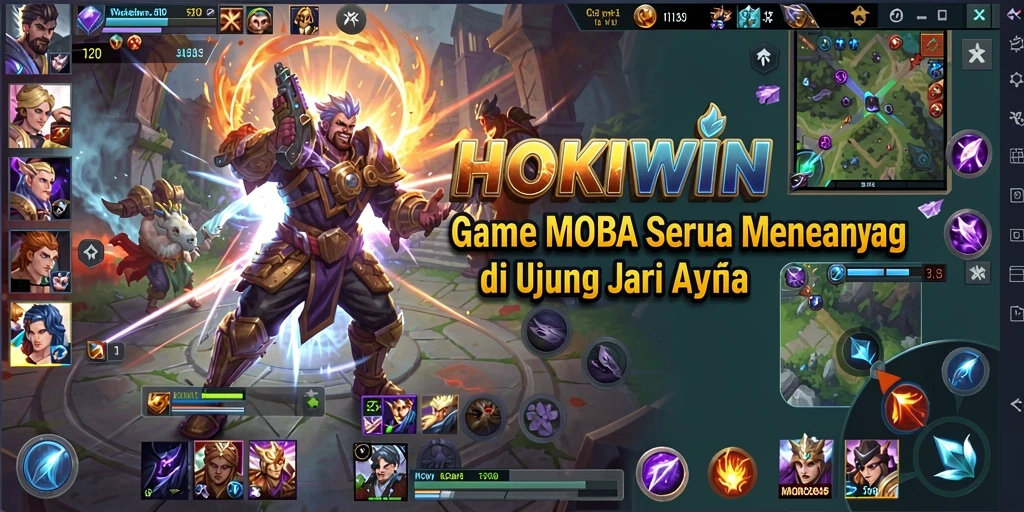 Tampilan gameplay HOKIWIN yang menegangkan dan seru.