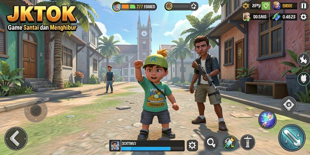 Tampilan menarik dari gameplay JKTOK yang menyenangkan.