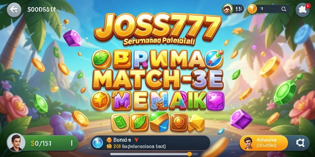 Screenshot JOSS777 menampilkan gameplay seru dan penuh warna.