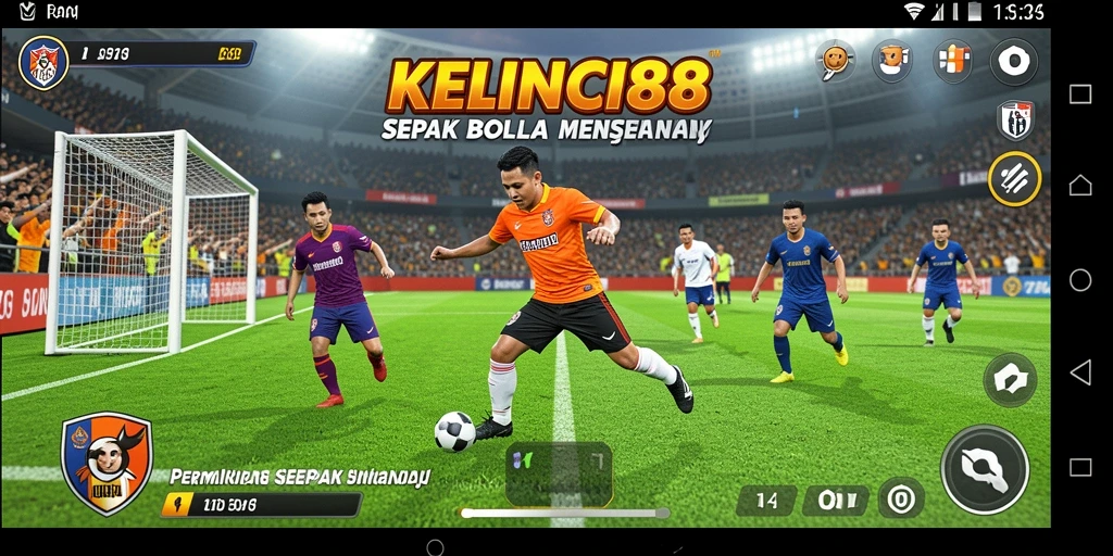 Tampilan Gameplay Seru di KELINCI88 dengan Pemain Sepak Bola