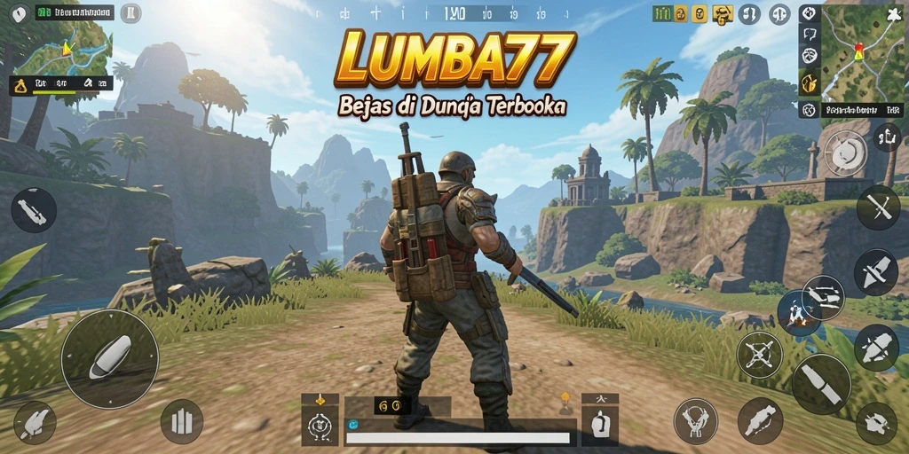 Tampilan gameplay seru di dunia terbuka LUMBA77.