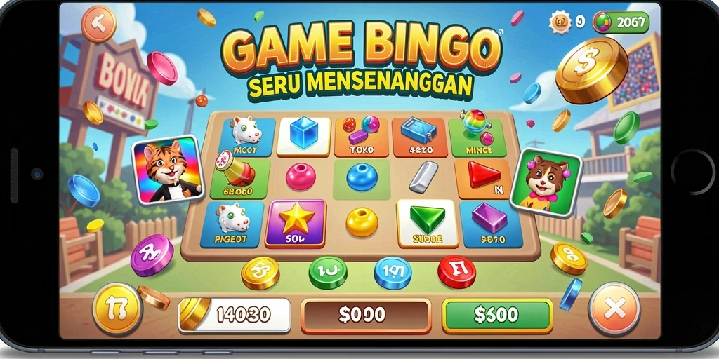 Screenshot PRG007 menampilkan gameplay Bingo yang menarik dan penuh aksi.