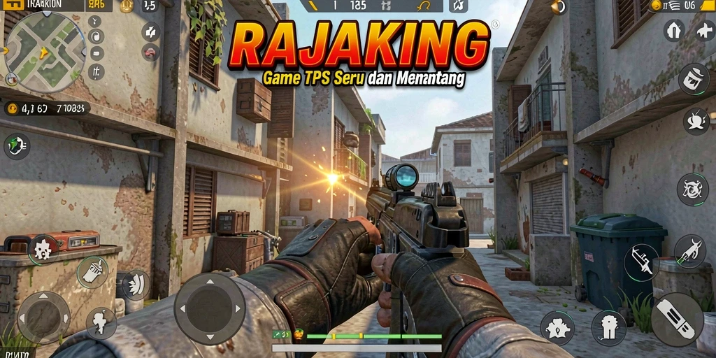 Tampilan menegangkan dari gameplay <strong>RAJAKING</strong> saat pertempuran terjadi.