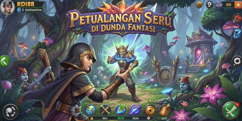 Gameplay RDI88 yang menampilkan petualangan mengesankan dan eksplorasi mendalam.
