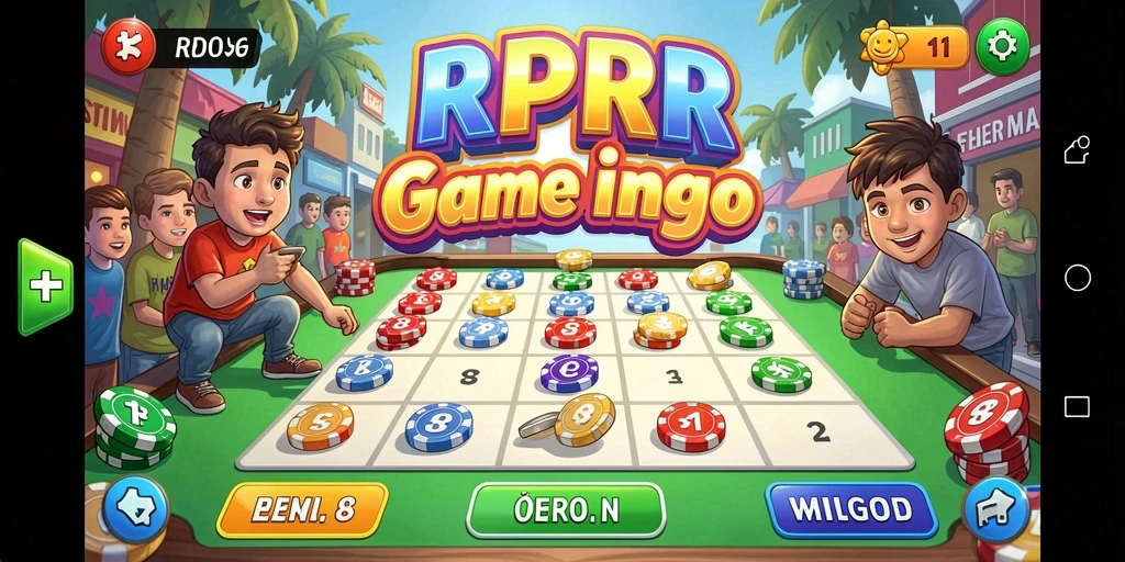Tangkapan layar RPRR menampilkan aksi seru dalam permainan Bingo.