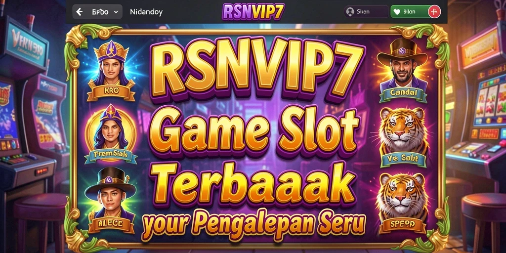 Screenshot utama RSNVIP7 menampilkan gameplay Slot yang mendebarkan.