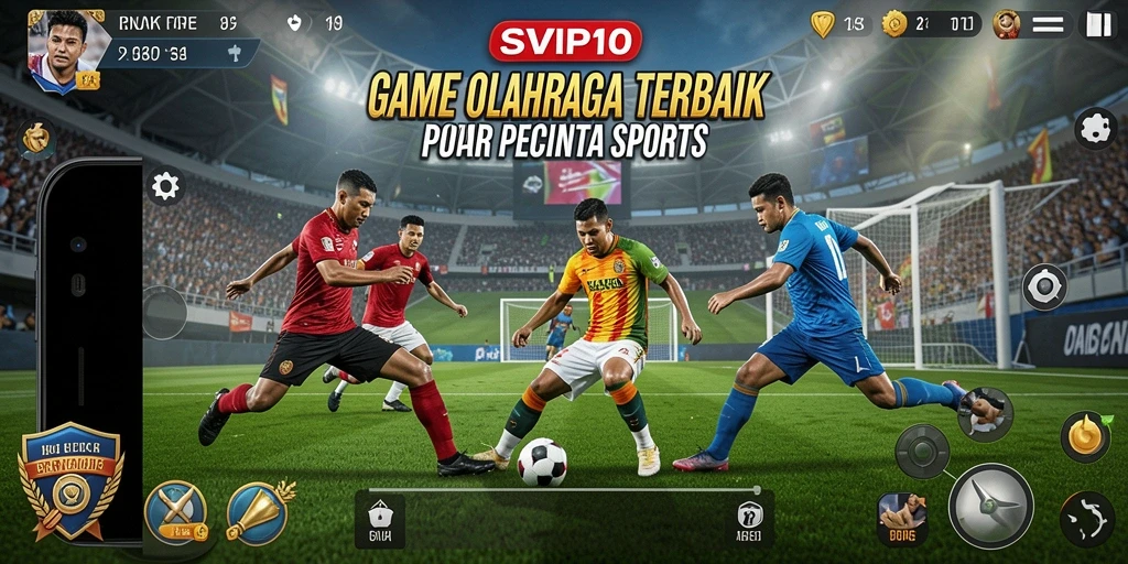 Deskripsi gameplay <strong>SVIP10</strong> menampilkan aksi seru berbagai cabang olahraga.