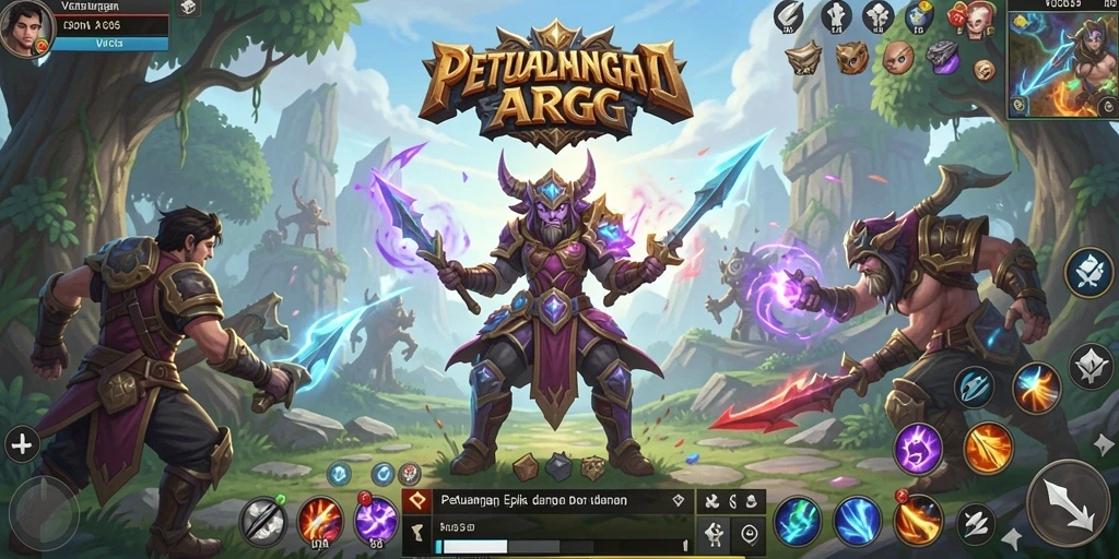 Screenshot gameplay VC55 menampilkan aksi pertarungan yang seru dan dinamis.