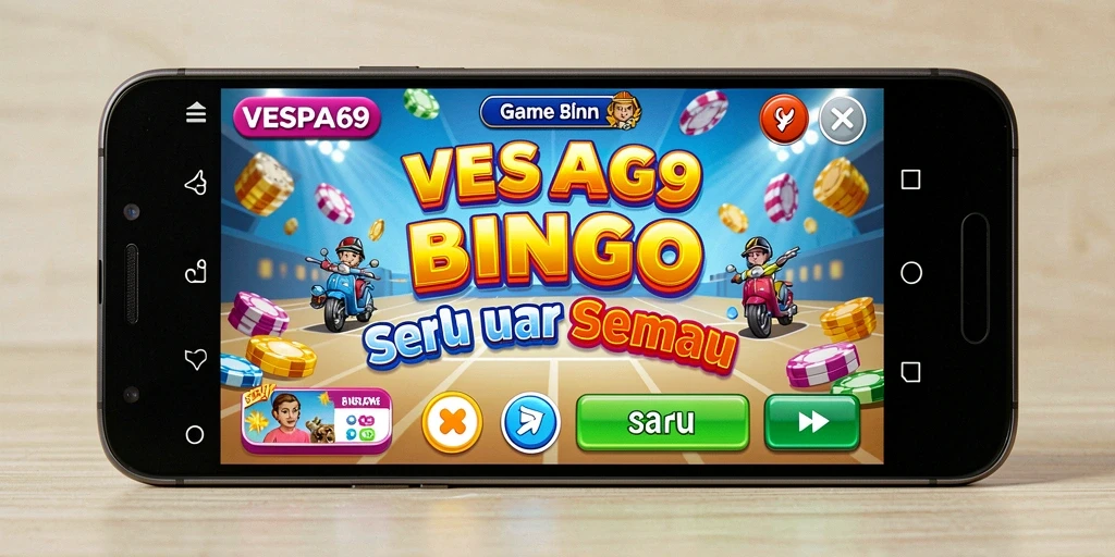 Tampilan gameplay Bingo yang seru di VESPA69.